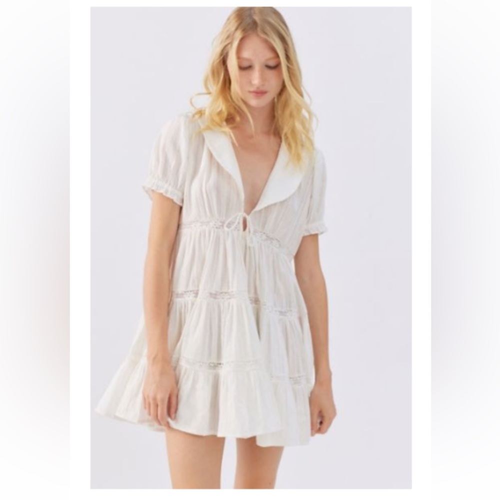 UO Ferreira Tiered Mini Dress